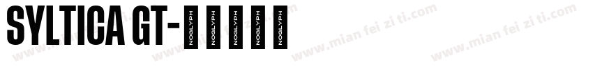 Syltica GT字体转换